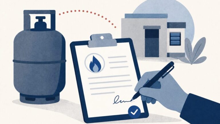 ¿Cómo contratar o traspasar el servicio de gas licuado (GLP)?