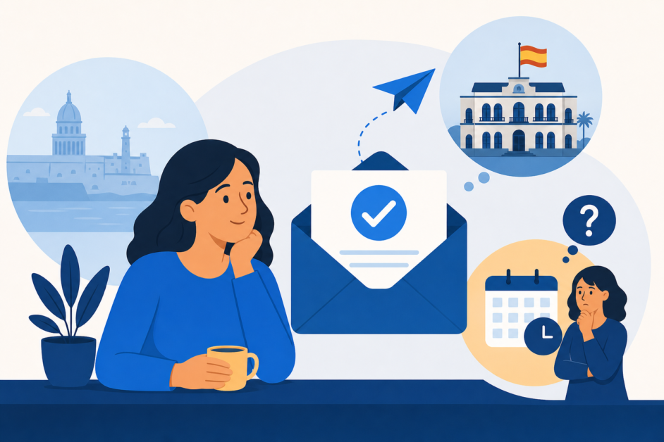 Ilustración de la guía ¿Cómo saber si ya te enviaron las credenciales para la Ley de Memoria Democrática?