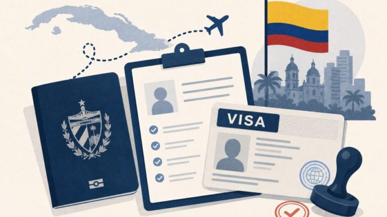 ¿Cómo solicitar la Visa de Visitante de turismo para Colombia desde Cuba?
