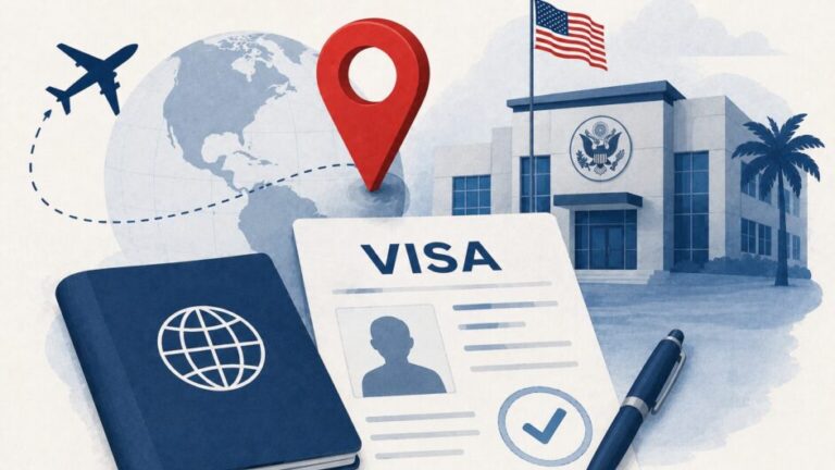 ¿Dónde deben solicitar visa de EE. UU. los cubanos residentes en otro país?